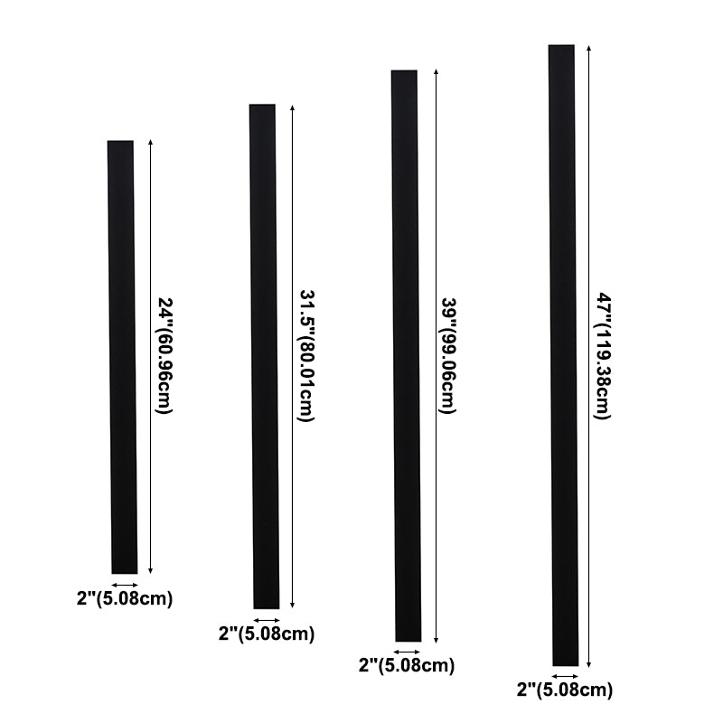 Nordic Modern Metal 1-Light Wall Mount Lamp Linear Wall Sconce for Bedroom