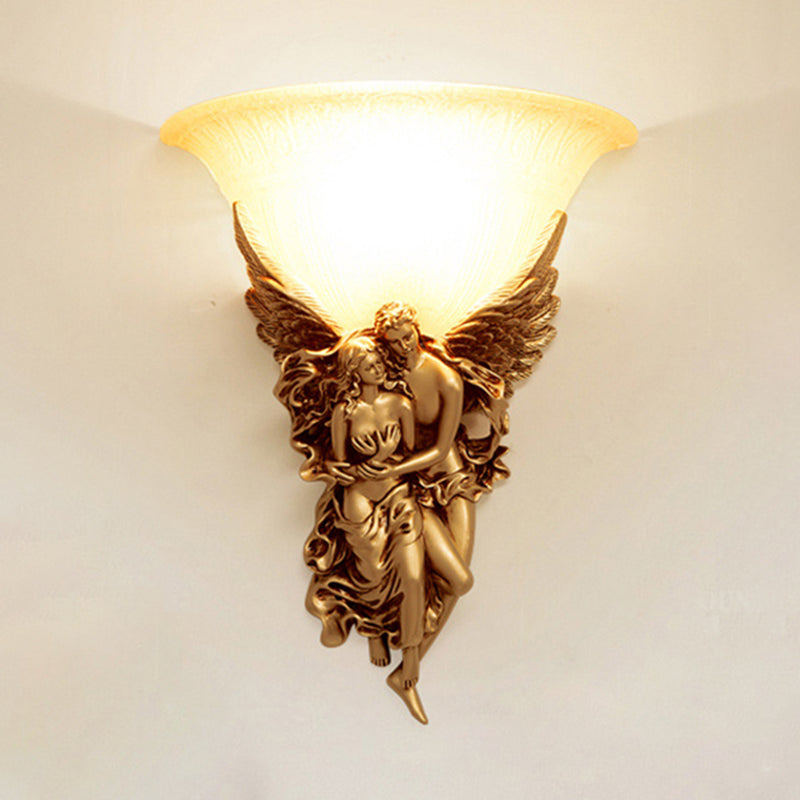 Vetro contemporaneo in vetro a 1 luci a parete lampada a parete lineare sconce per camera da letto