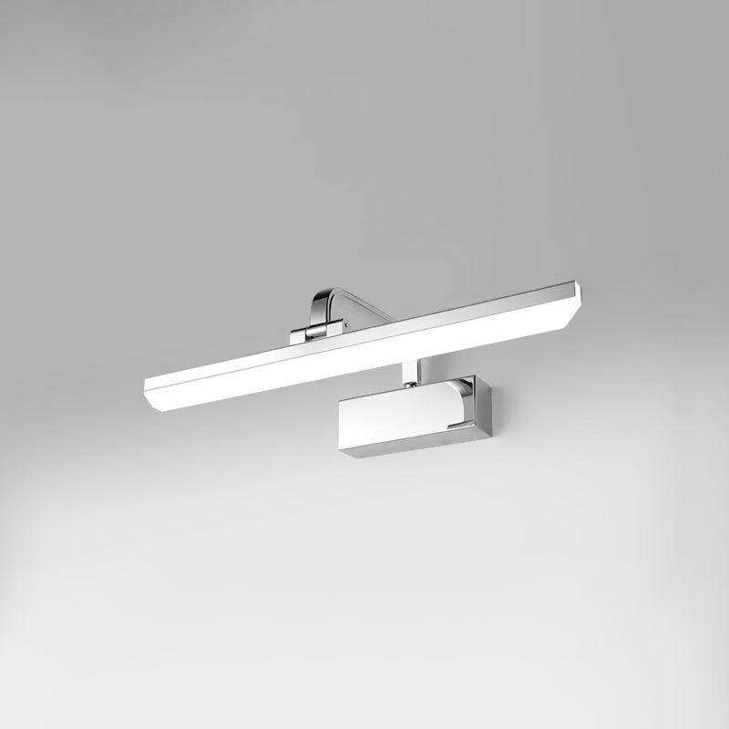 Luci da parete a specchio in metallo a specchio lineare moderno 1 attrezzatura da parete per gabinetto per gabinetto