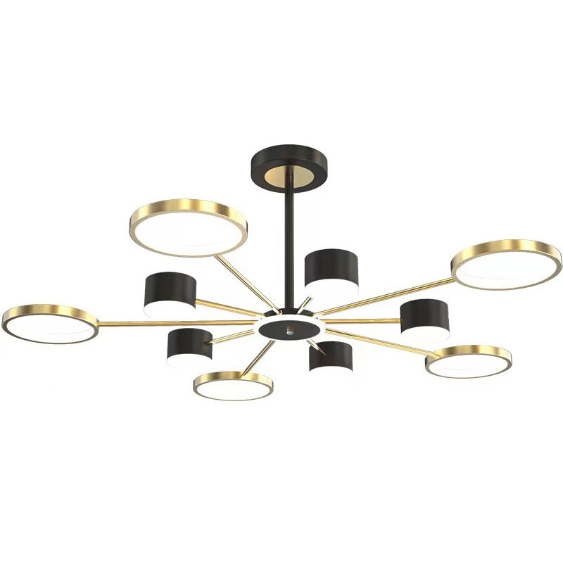 Acrylic Contemporary Pendant Lighting Fixtures Black Sputnik Hanging Lights