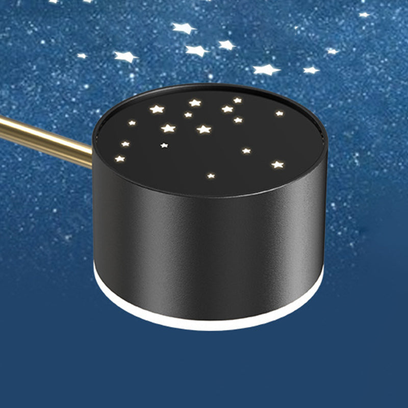 Acrylic Contemporary Pendant Lighting Fixtures Black Sputnik Hanging Lights