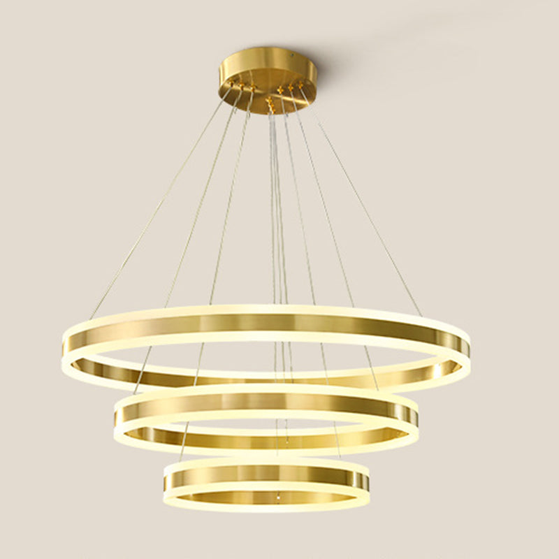 Colgante de techo de techo de metal de metal de latón accesorios de iluminación de techo contemporáneo