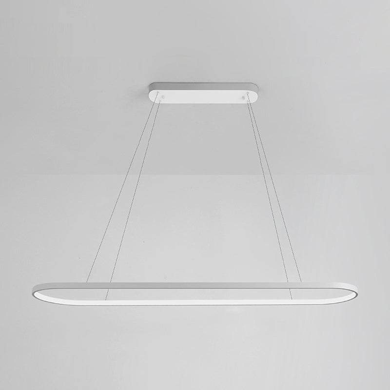 Moderne kroonluchters voor eetkamer ovaal plafond hanger licht metaal orb kroonluchter