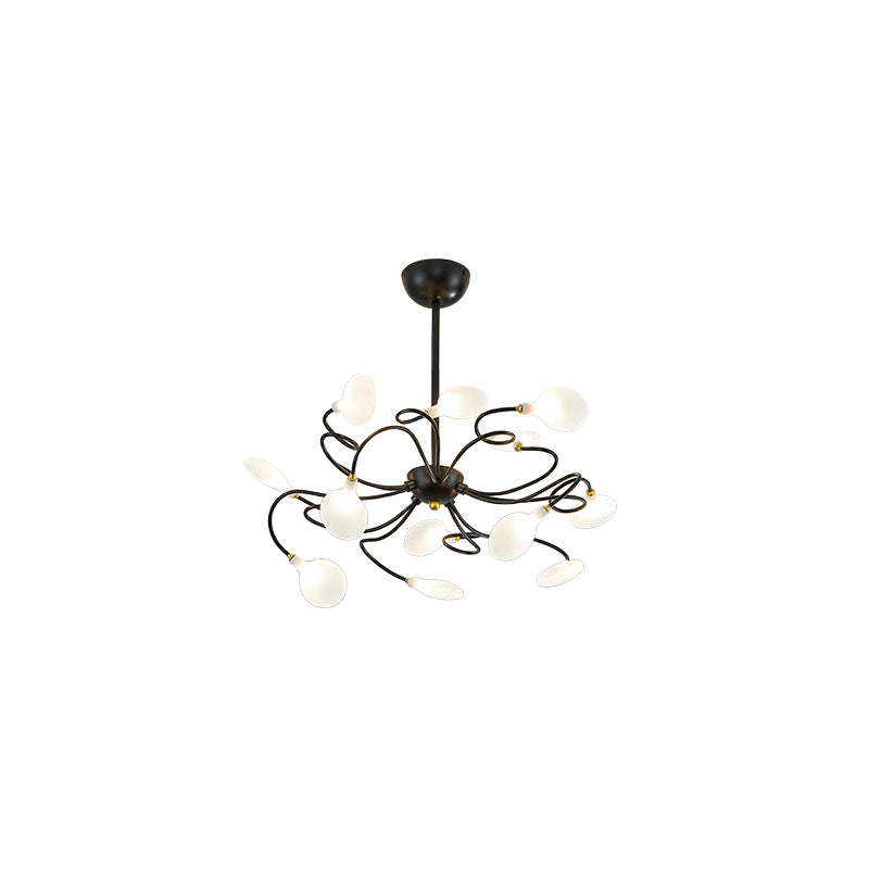 Modern Chandeliers For Foyer Orbicular Ceiling Lamp Metal Orb Chandelier