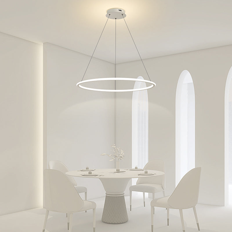 Lampaggio della sala da pranzo moderna per sala da pranzo.