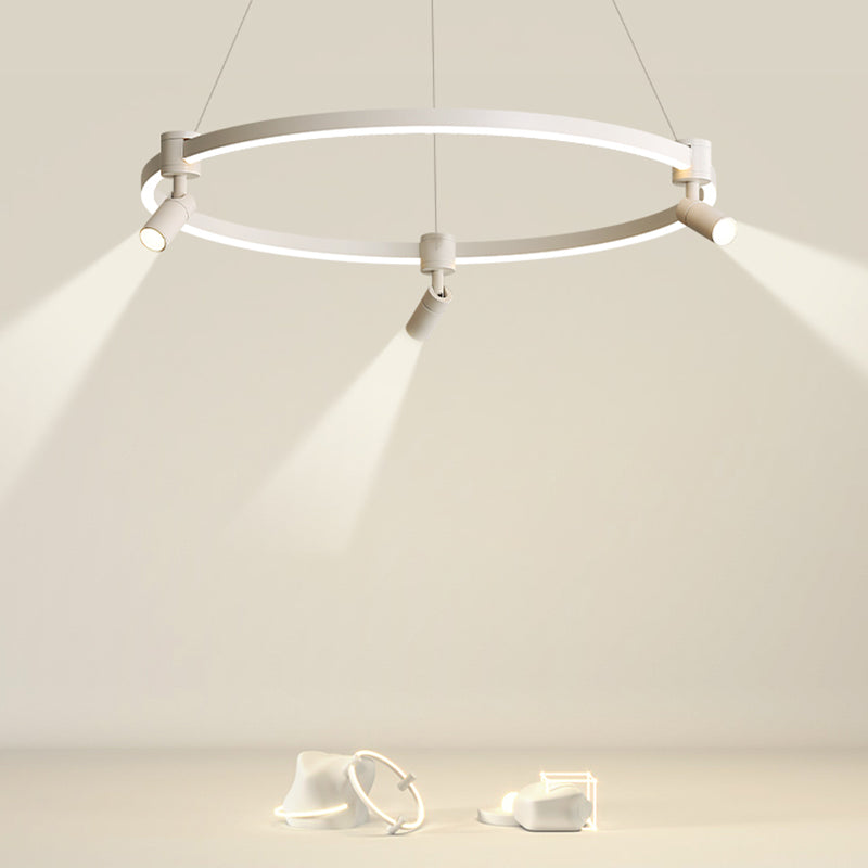 Candeliers contemporáneos accesorios de iluminación colgante orbicular araña de metal orbe para sala de estar