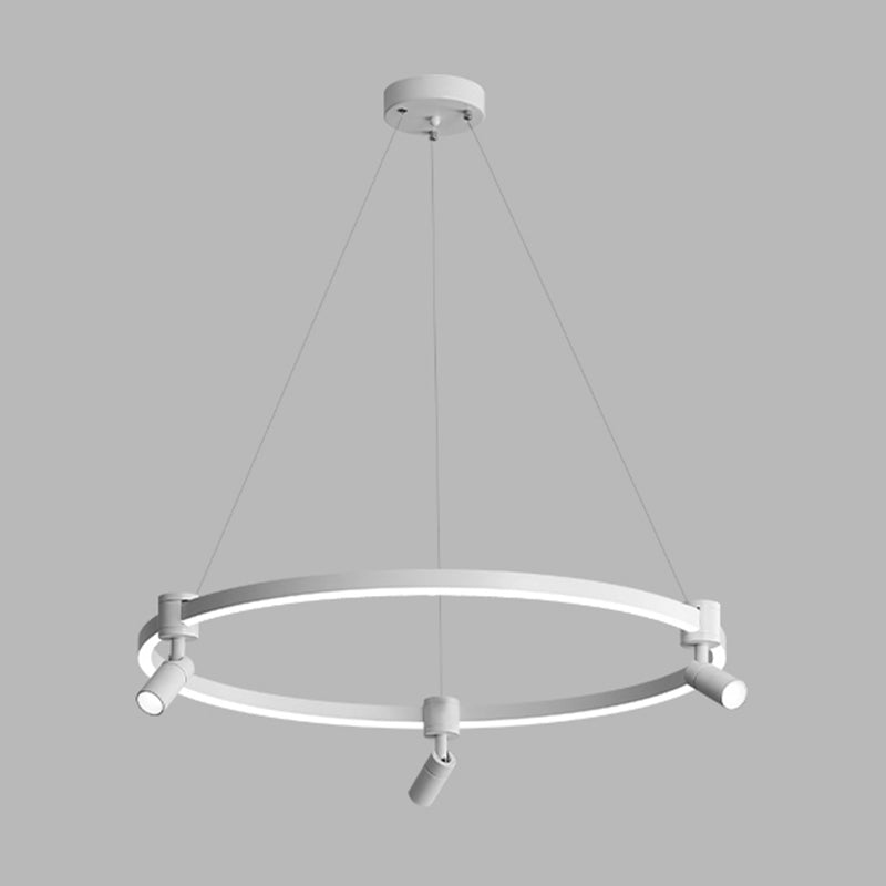 Candeliers contemporáneos accesorios de iluminación colgante orbicular araña de metal orbe para sala de estar