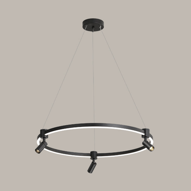 Candeliers contemporáneos accesorios de iluminación colgante orbicular araña de metal orbe para sala de estar