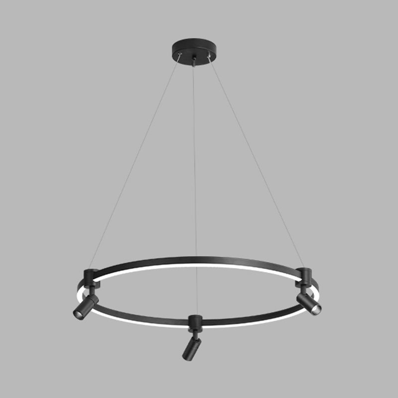 Candeliers contemporáneos accesorios de iluminación colgante orbicular araña de metal orbe para sala de estar