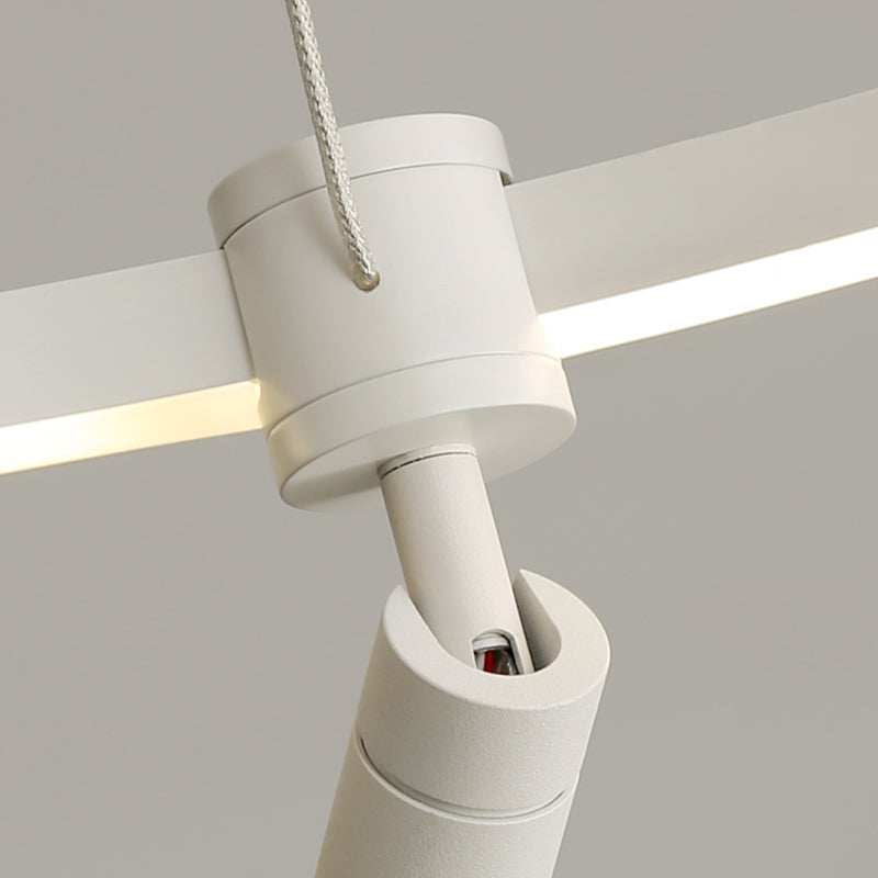 Candeliers contemporáneos accesorios de iluminación colgante orbicular araña de metal orbe para sala de estar