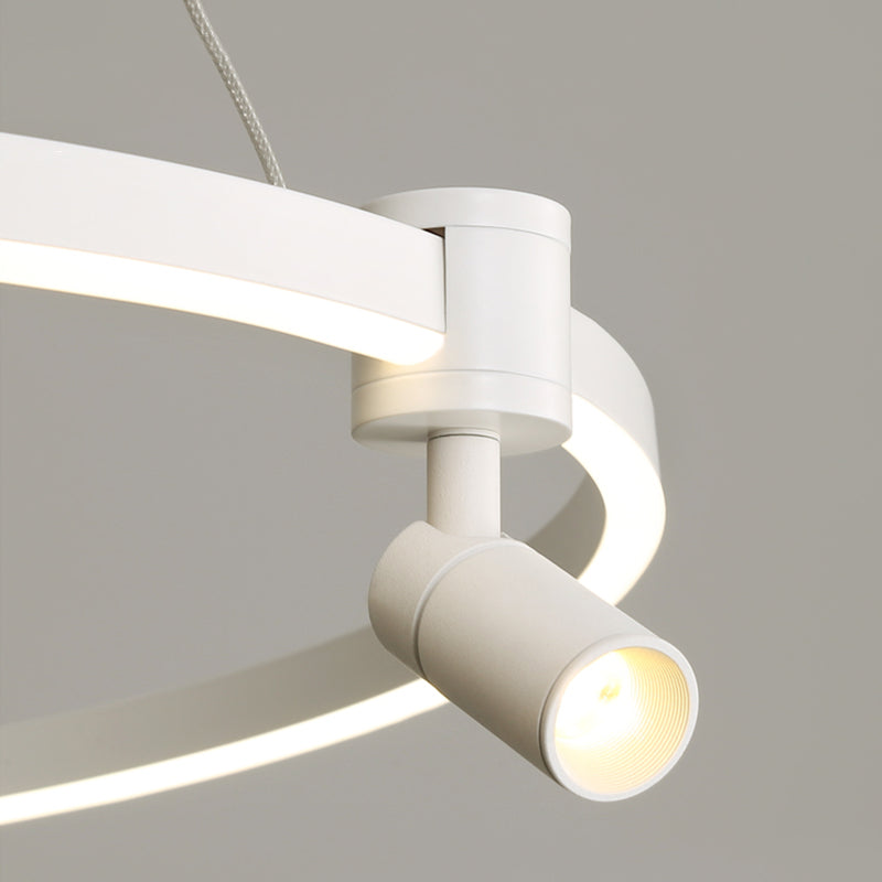 Candeliers contemporáneos accesorios de iluminación colgante orbicular araña de metal orbe para sala de estar