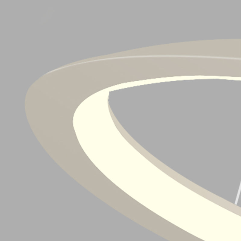 Curve senza soluzione di continuità lampadario a pendente lampadari moderni per sala da pranzo