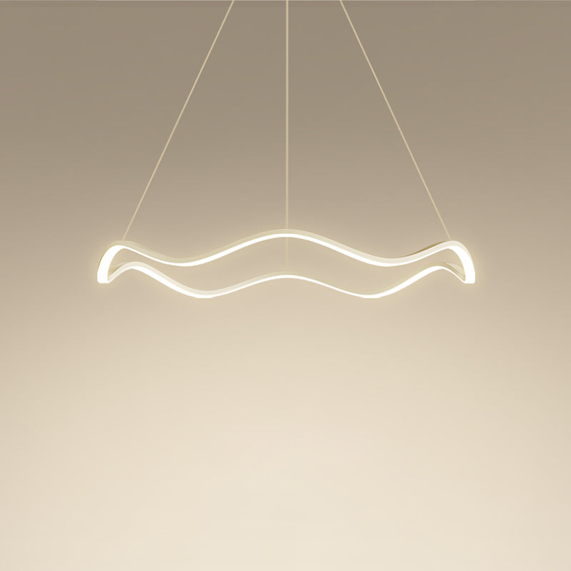 Lampadario orbicolare a sospensione leggero sala da pranzo moderna illuminazione in metallo lampadario