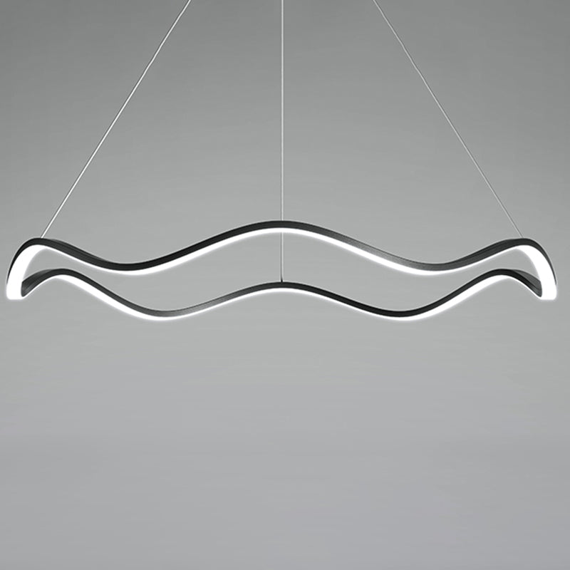 Lámpara de araña orbicular luz de comedor moderno iluminación de metal araña orbe