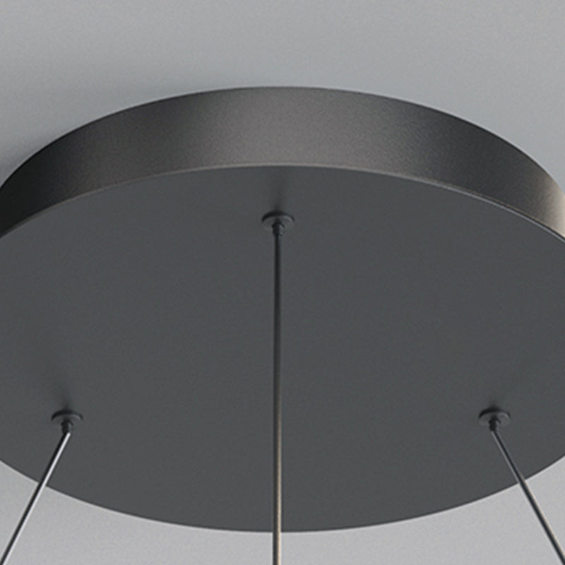 Lampadario orbicolare a sospensione leggero sala da pranzo moderna illuminazione in metallo lampadario