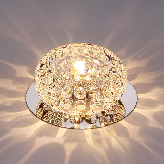 Luminaires encastrés en cristal modernes, Mini support encastré LED avec trou de 2 à 3.5 pouces de diamètre