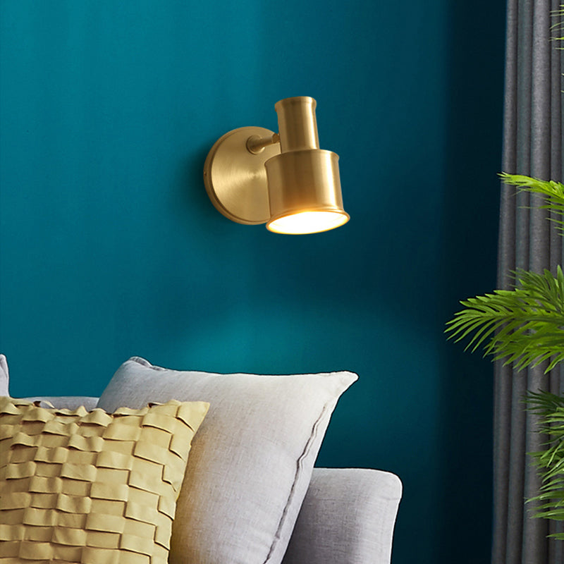 1 Licht linearer Schatten Wandleuchten postmoderner einfacher Wandbeleuchtung in Gold