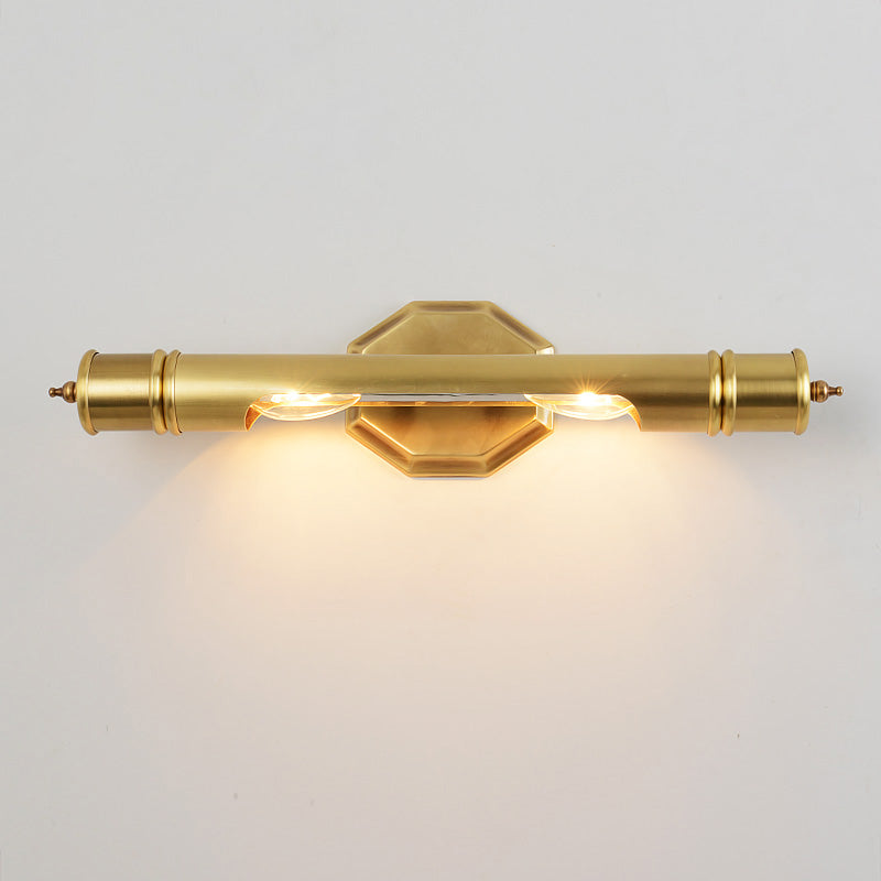 Tonalità lineare a 1 luci luci a parete sconce post-moderno semplice fulbo in stile muro in oro
