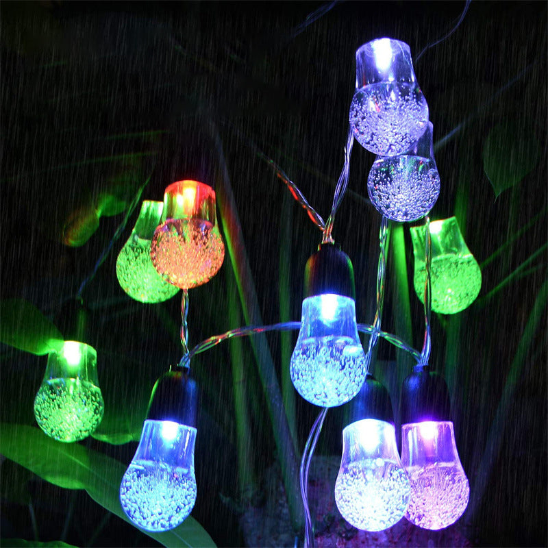 Modern Symphony LED Plastic 20-Light Global Rope Light for Garden Decorate