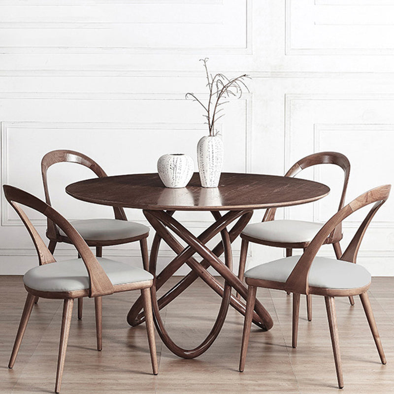 Runde Esstisch Einfachheit Dinnerzimmer Masster Holztisch mit Sockentisch