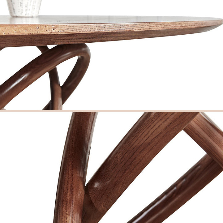 Runde Esstisch Einfachheit Dinnerzimmer Masster Holztisch mit Sockentisch