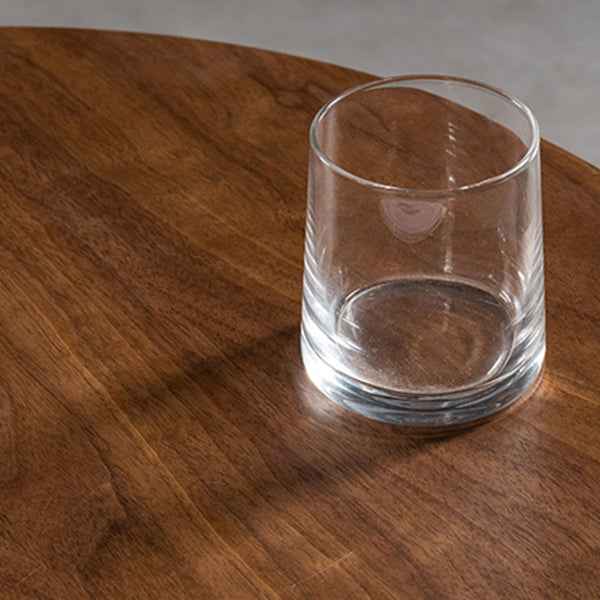 Contemporary Round Dining Table Pine Solid Wood Table with Tulip Base for Home Kitchen Dinner