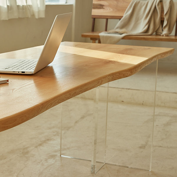 Mesa de comedor informal rectángulo Mesa de madera de madera fija de madera sólida de pino