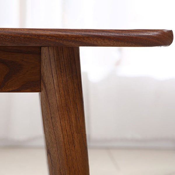 Mesa de comedor rectangular contemporánea Mesa de madera sólida de sándalo rojo con 4 patas