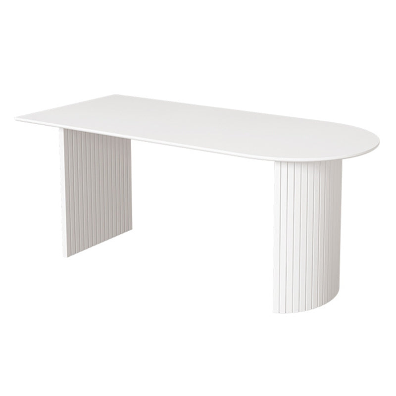 Mesa de comedor contemporánea de madera maciza mesa de mármol de mesa de comedor para cocina y comedor