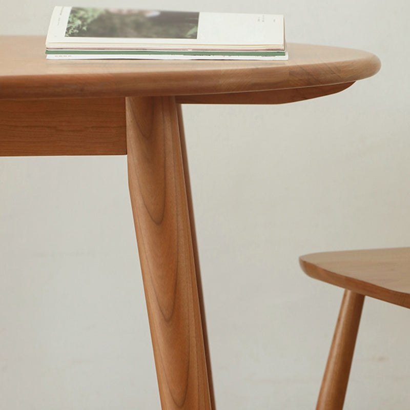 Round Pine vaste houten tafel moderne eettafel met 4 poten voor restaurant