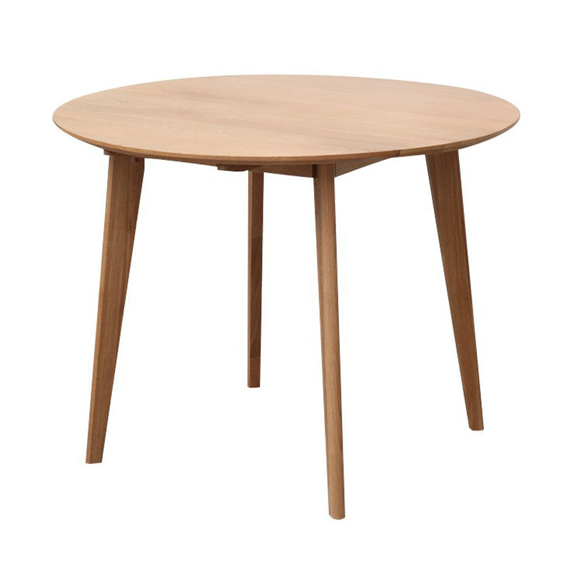 Modern Oak Solid Wood Table Rectangle Dining Table with 4 Legs for Restaurant