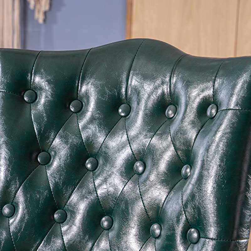 Chaise d'intérieur de style campagnard en bois massif, chaise de salle à manger Parsons de 23'' de large