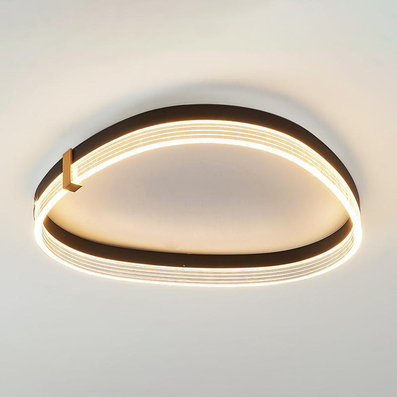 Modern Style Acrylic Led Flush Mount Ceiling Light Fixtures Geometric 1-Light Flush Light