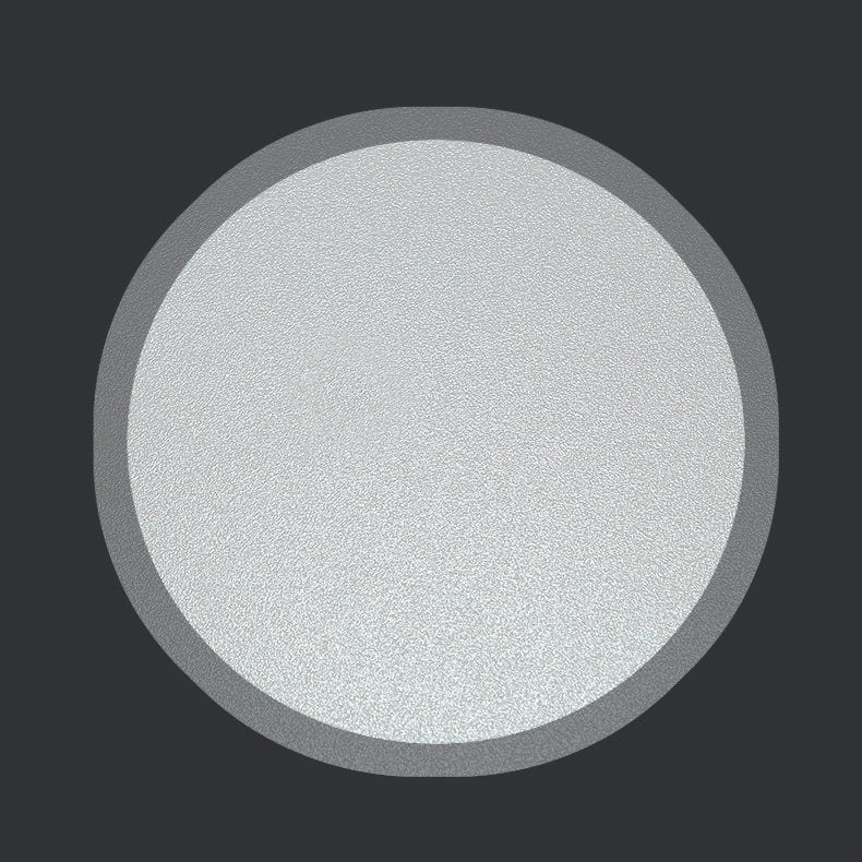 Metal Round Shade Flush Mount Llight Modern LED Style1 Head Flush Mount