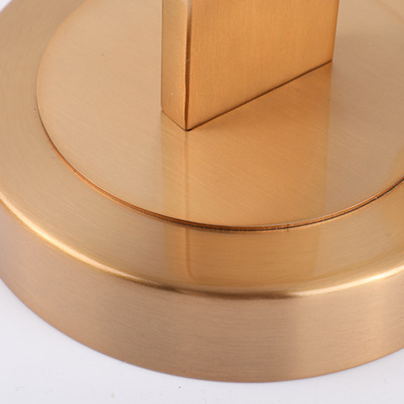 Lampe murale simple en verre en or dans la lumière murale cylindrique en fer moderne pour les espaces intérieurs