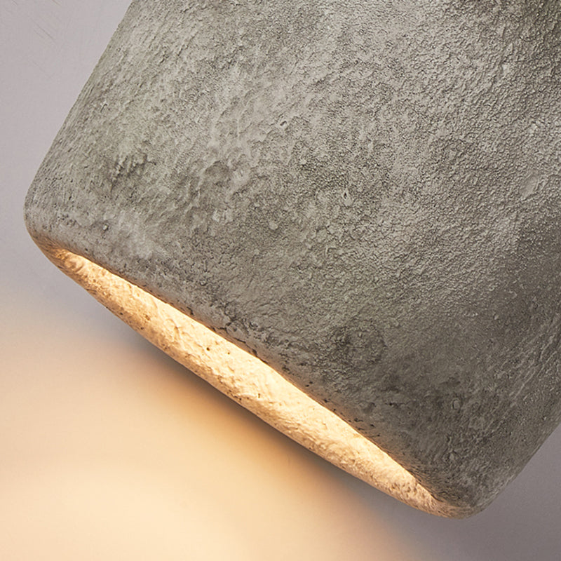 Minimalist Indoor Pendant Light, Antique Milk Can Shade Plastic 1-Light Pendant Lighting