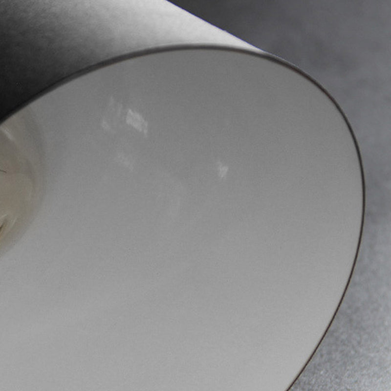 Illuminazione a parete svasata in metallo contemporaneo 1 lampada montata a parete per la testa