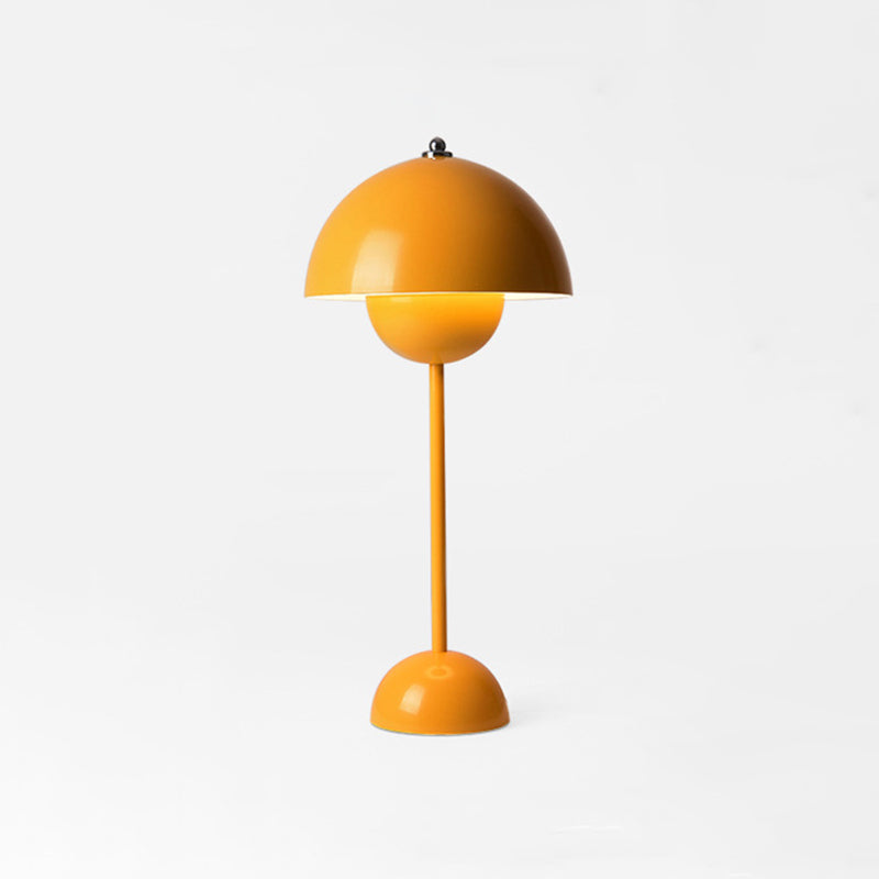 Macaron Dome Shade Table Lamp, Metal Table Light with An On/Off Switch