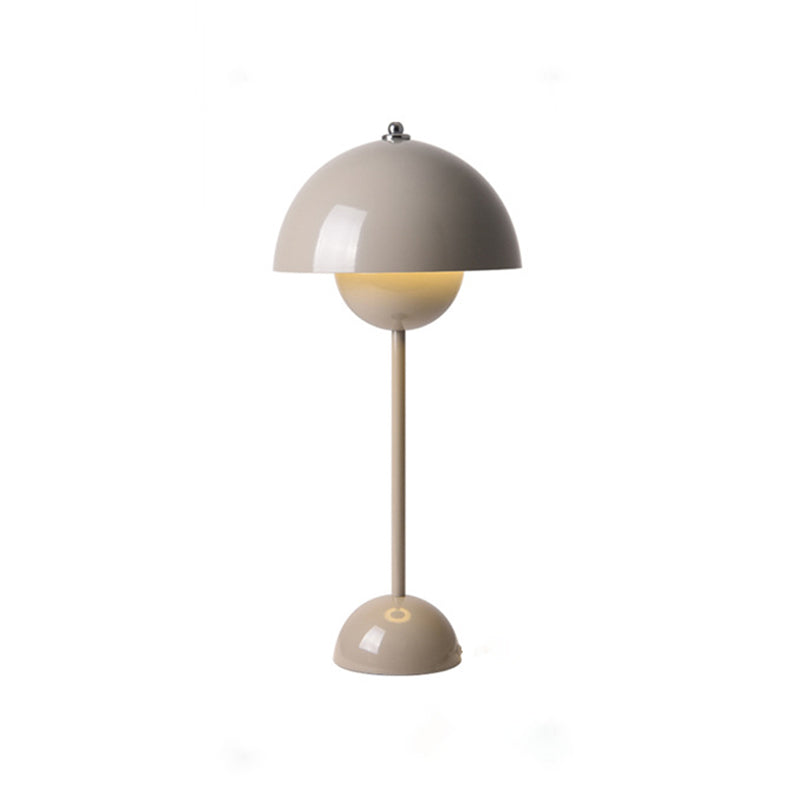 Macaron Dome Shade Table Lamp, Metal Table Light with An On/Off Switch