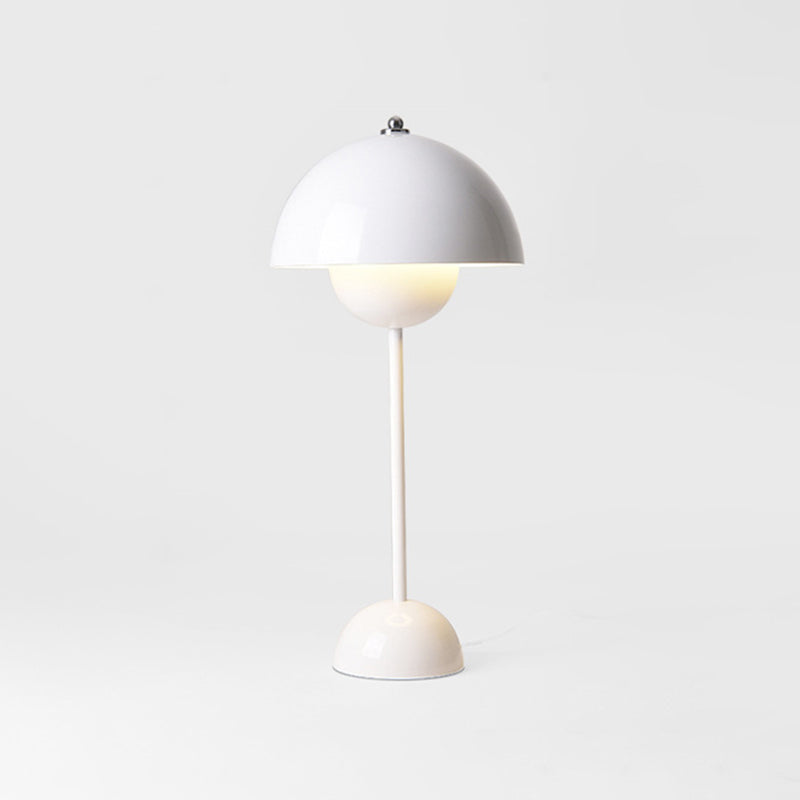 Macaron Dome Shade Table Lamp, Metal Table Light with An On/Off Switch