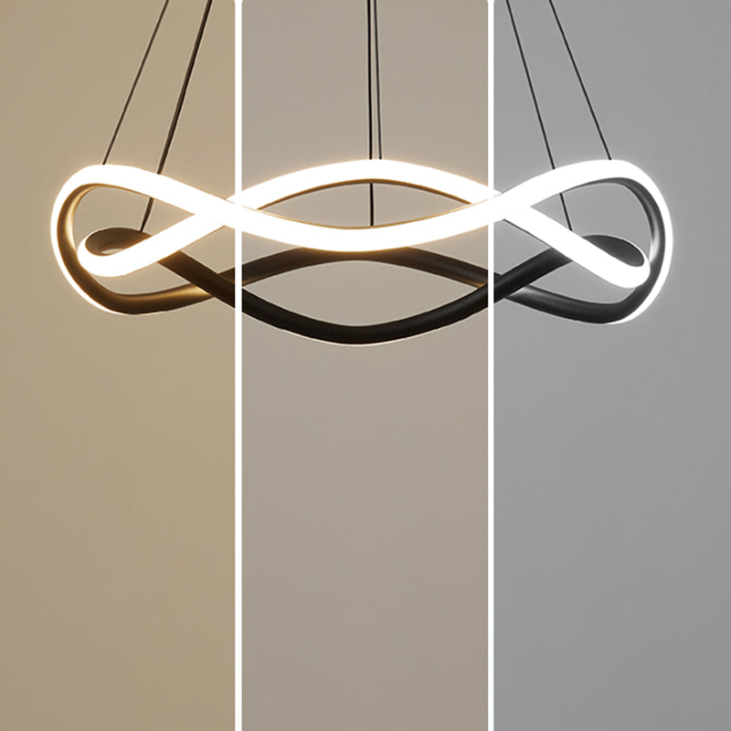 Simple Modern Characteristic Style LED Chandelier Pendant Light for Dining Room Living Room