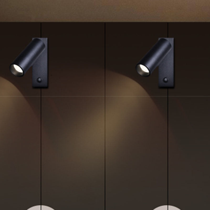 Modern Metal Reading Wall Lighting 1-Light Circle Sconce Light for Bedroom