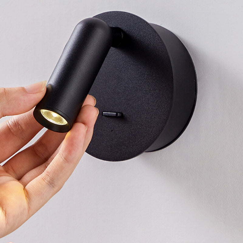 Modern Reading Wall Sconce 1-Light Metal Wall Mounted Lighting for Bedroom