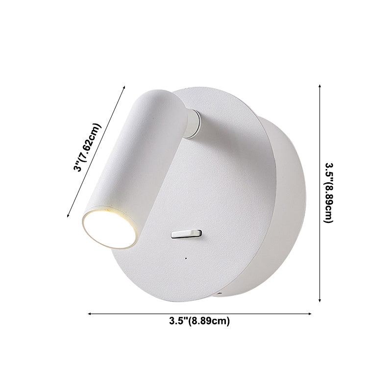Modern Reading Wall Sconce 1-Light Metal Wall Mounted Lighting for Bedroom
