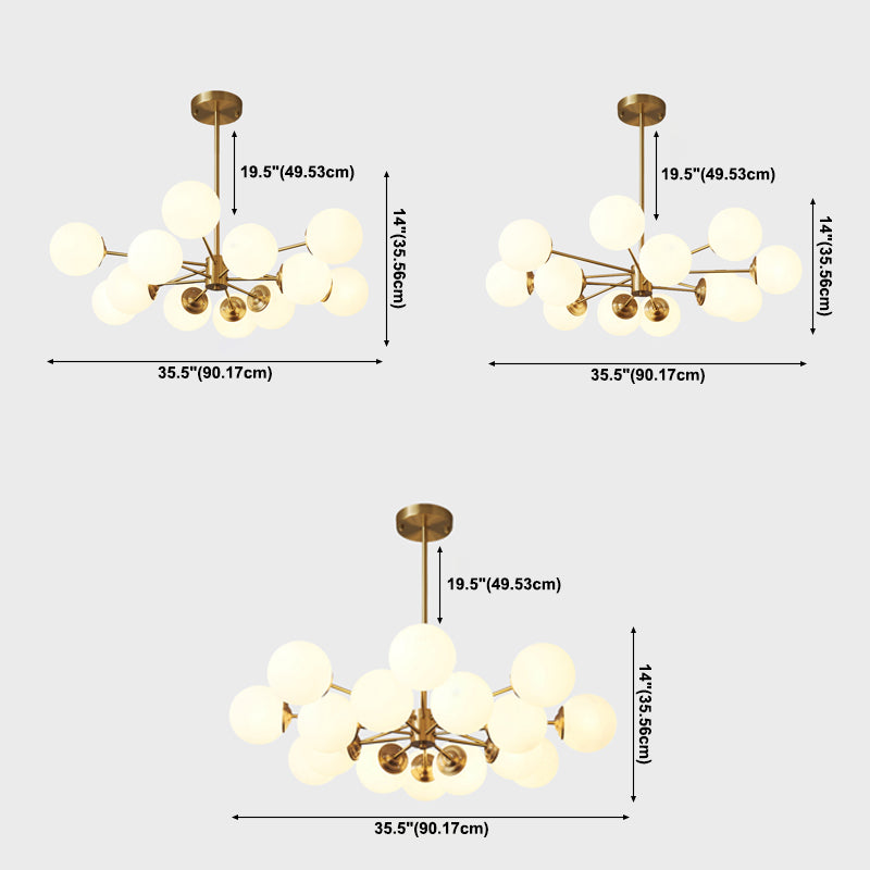 Modern Simple Light Luxury Style LED Pendant Chandelier Light for Living Room Dining Room Bedroom