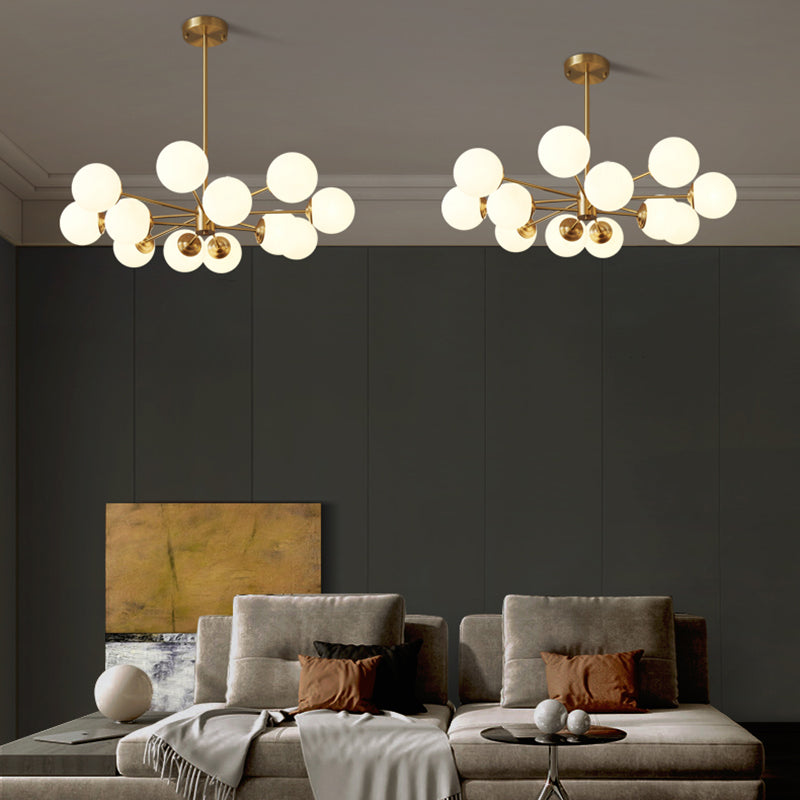Modern Simple Light Luxury Style LED Pendant Chandelier Light for Living Room Dining Room Bedroom