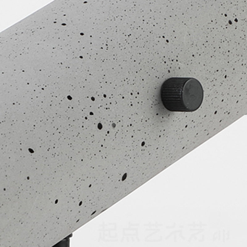 Luces de apliques de cilindro modernos Cemento Cemento de 1 luces de iluminación de pared para el baño