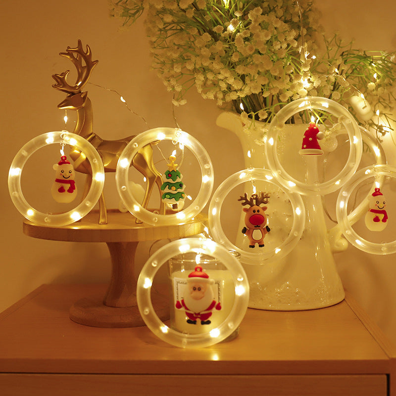 Cartoon LED Rope Light Modern Circle Decorative Lights for Shop Window