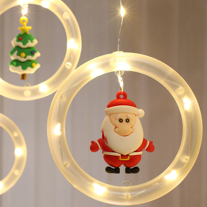 Cartoon LED Rope Light Modern Circle Decorative Lights for Shop Window