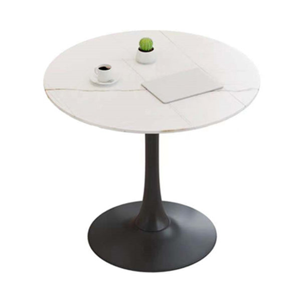 Mesa redonda Mesa de comedor contemporánea mesa de cocina con base de tulipán